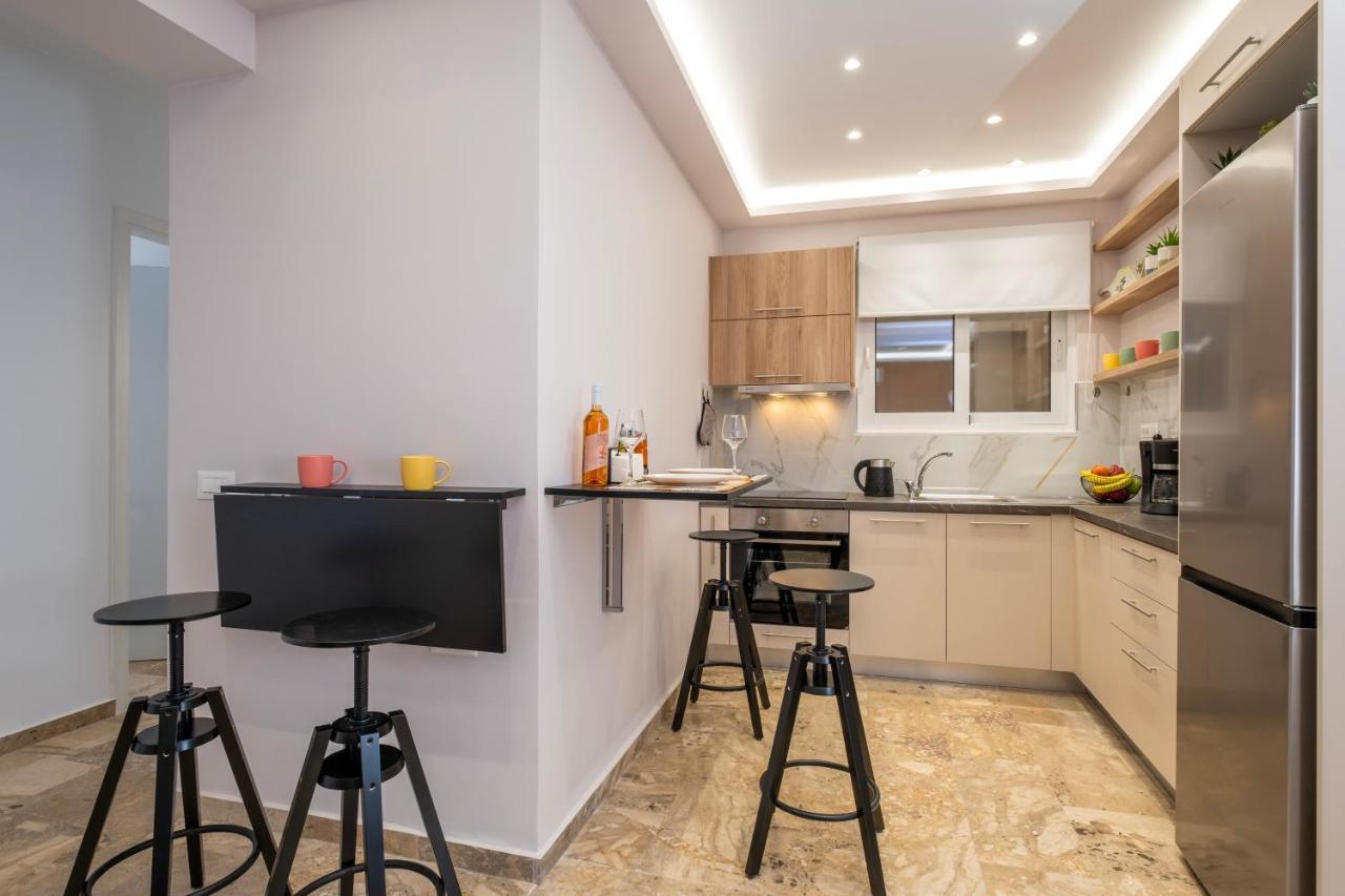 Urban Elegance, 3-Bedroom Flat In Heart Of Chania 干尼亞 外观 照片
